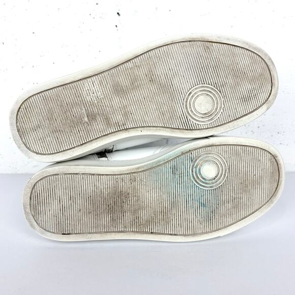 Zadig & Voltaire High Top Flash Sneaker White Lightning Lace Up Leather Size 36 - Picture 5 of 13